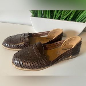 Mexican Leather haurache sandals Essential Brown
